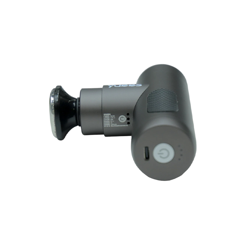 How can the massage head of a heating neck mask gun be designed to conform to the curve of the neck to enhance its effectiveness?